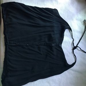 Black brandy halter top